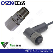 Vibrasens Sensorstecker Stecker 2Pin Rechtwinkliger Stecker 2Pin Militärstecker